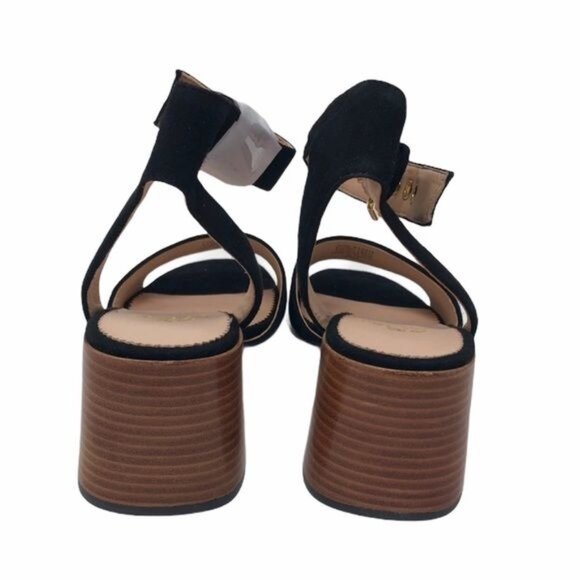 J. Crew Penny Ankle Strap Sandals in Black Suede, Size 8.5 NWT - Picture 6 of 8